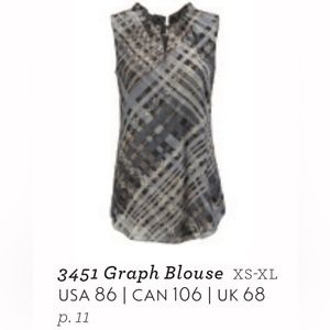 Cabi Graph Blouse